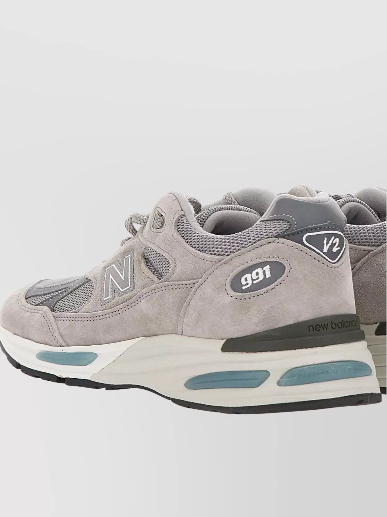 New Balance High Sole Mesh Sneakers With Reflective Accents