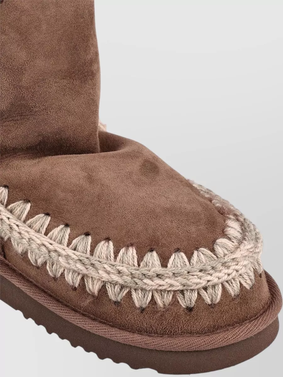 Mou Sheepskin Leather Boots