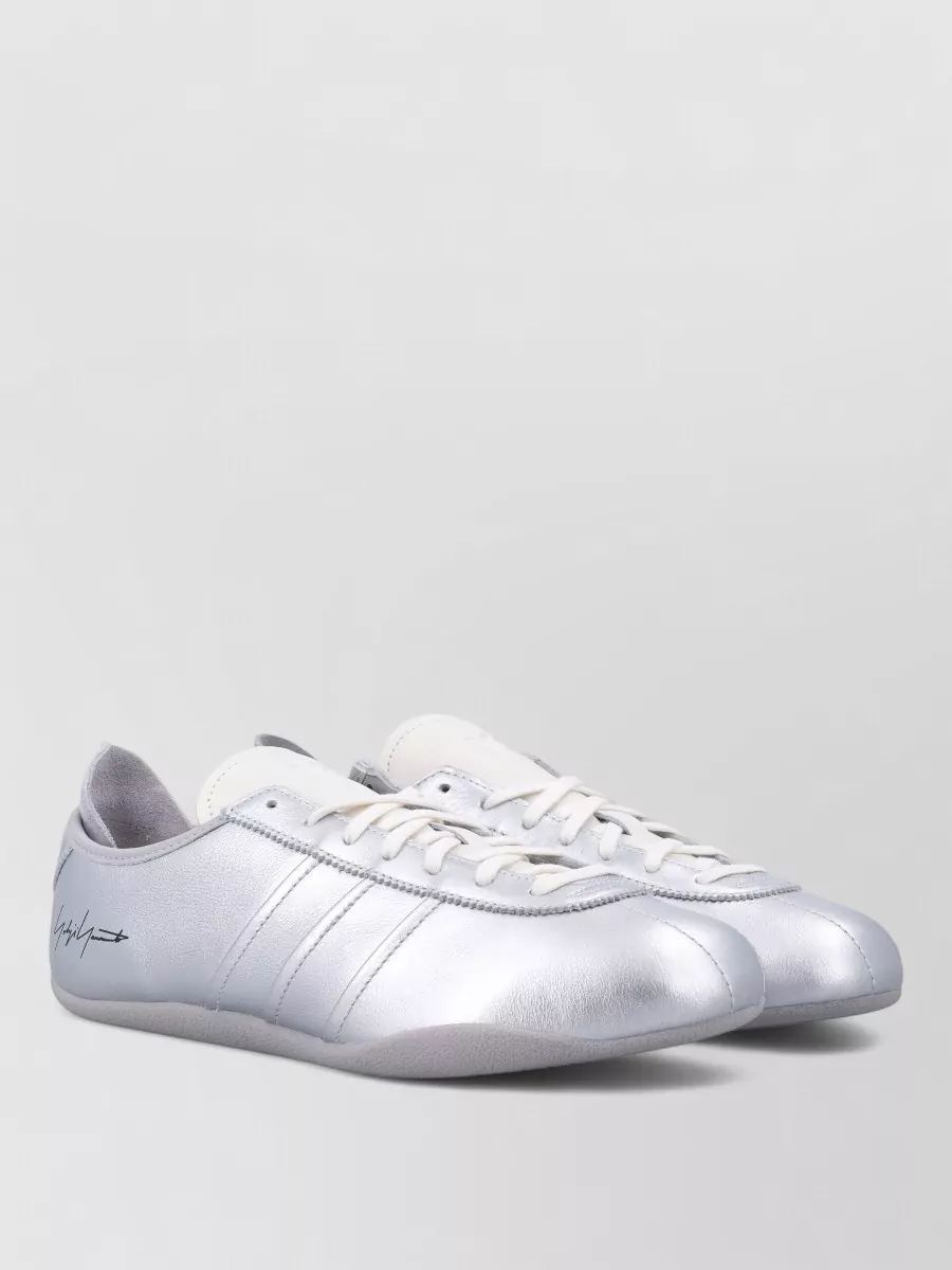 Y-3 Leather Low-Top Sneakers