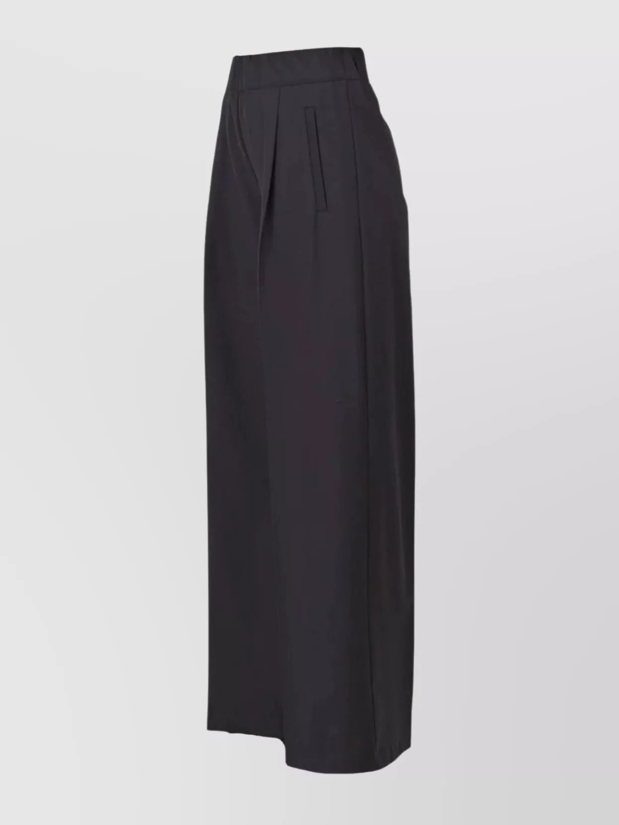Semicouture Jhonny Trousers With Wide Leg And Pleats