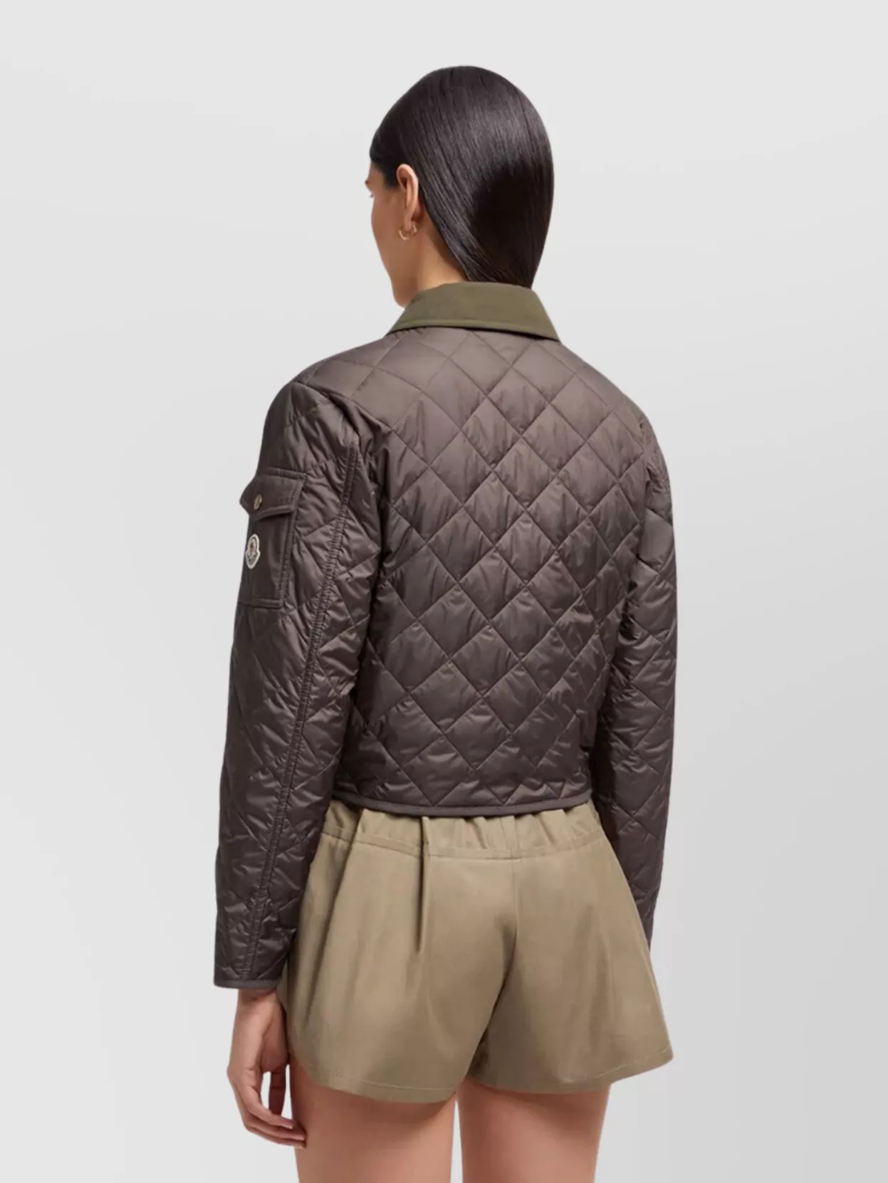 Moncler Padded Jacket With Quilted Design And Pockets