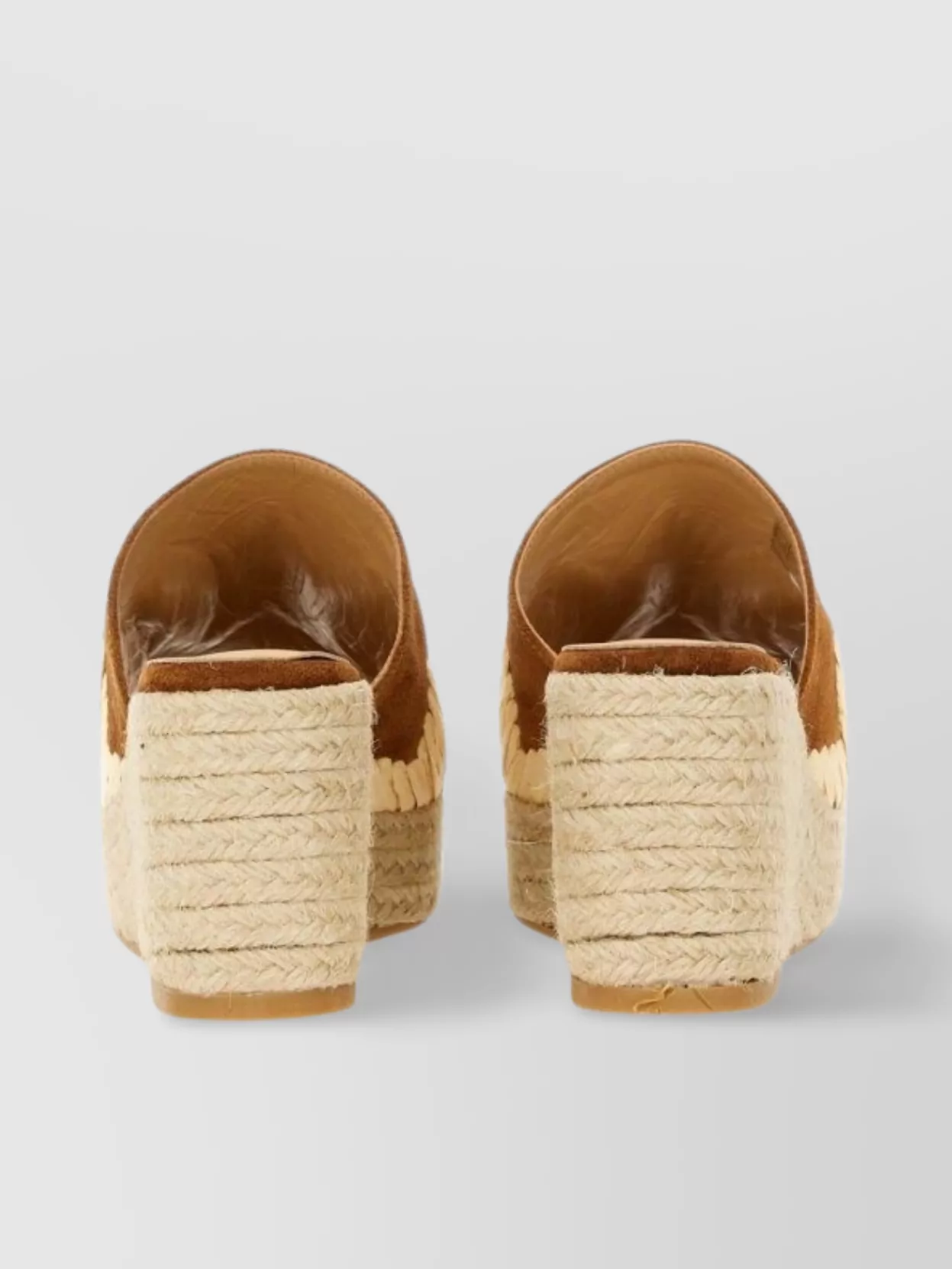 Castaã±er Wedge Heel Open Toe Embroidered Mules