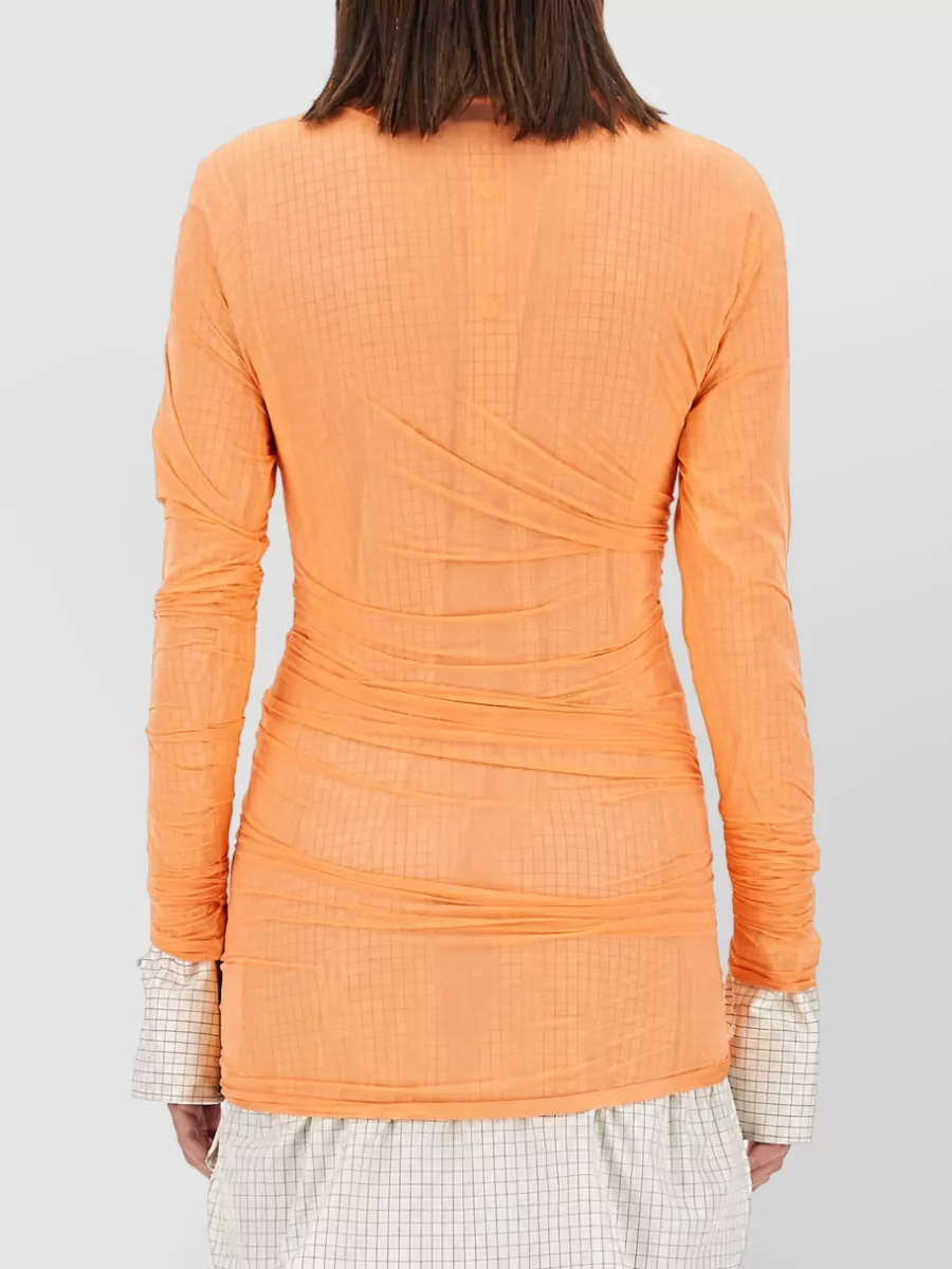 Dries Van Noten Tulle Blouse