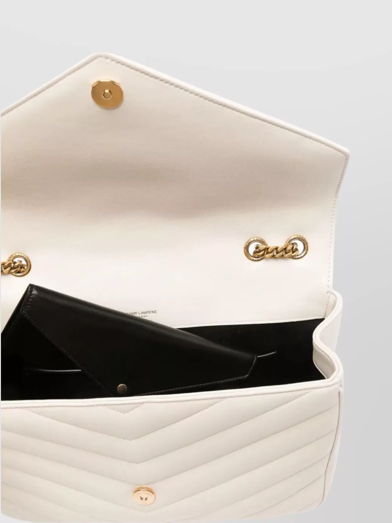 Saint Laurent Ysl Loulou Chain Strap Quilted Shoulder Bag