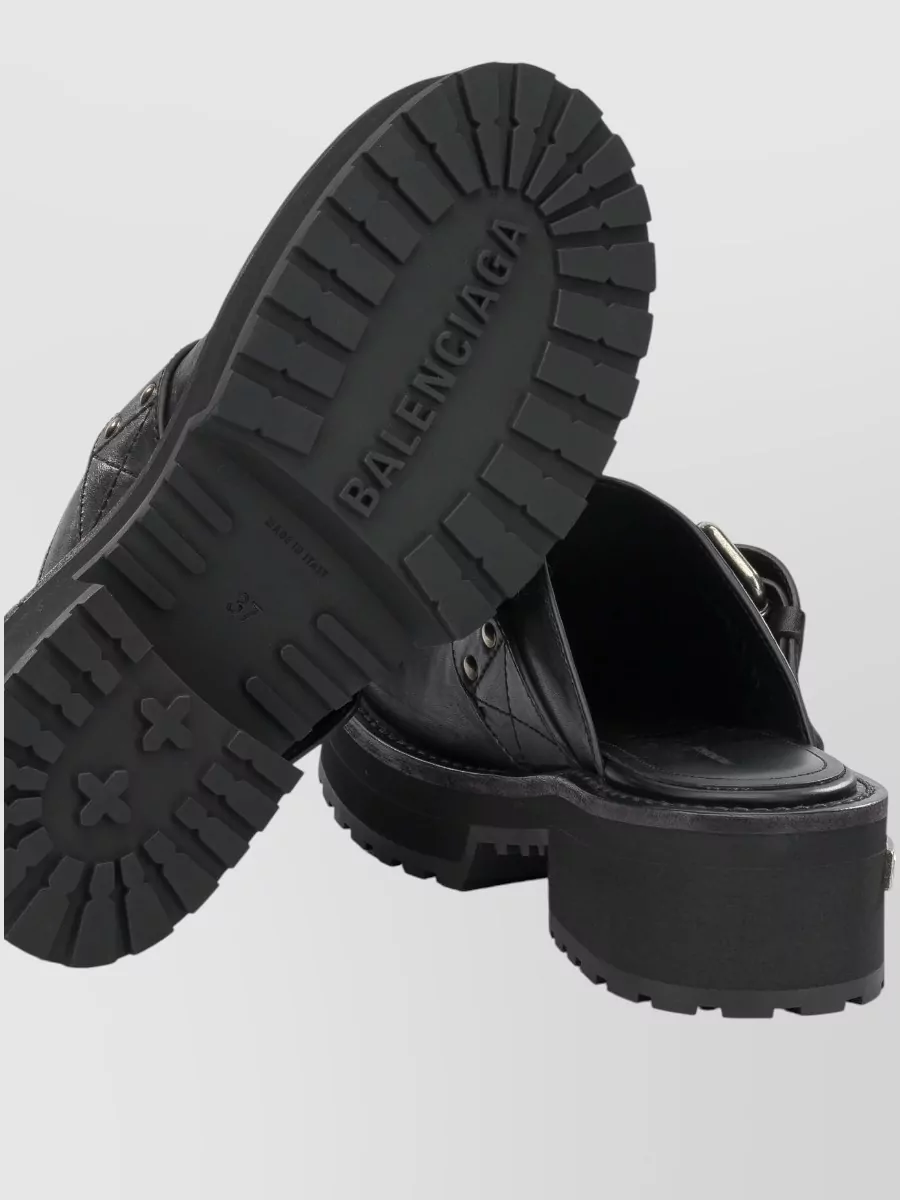 Balenciaga Leather Mules
