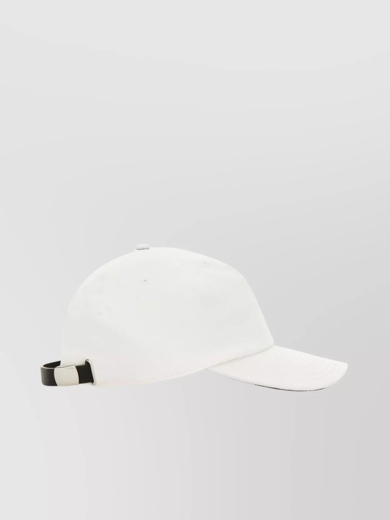 Alexander Mcqueen Curved Visor Cotton Baseball Cap