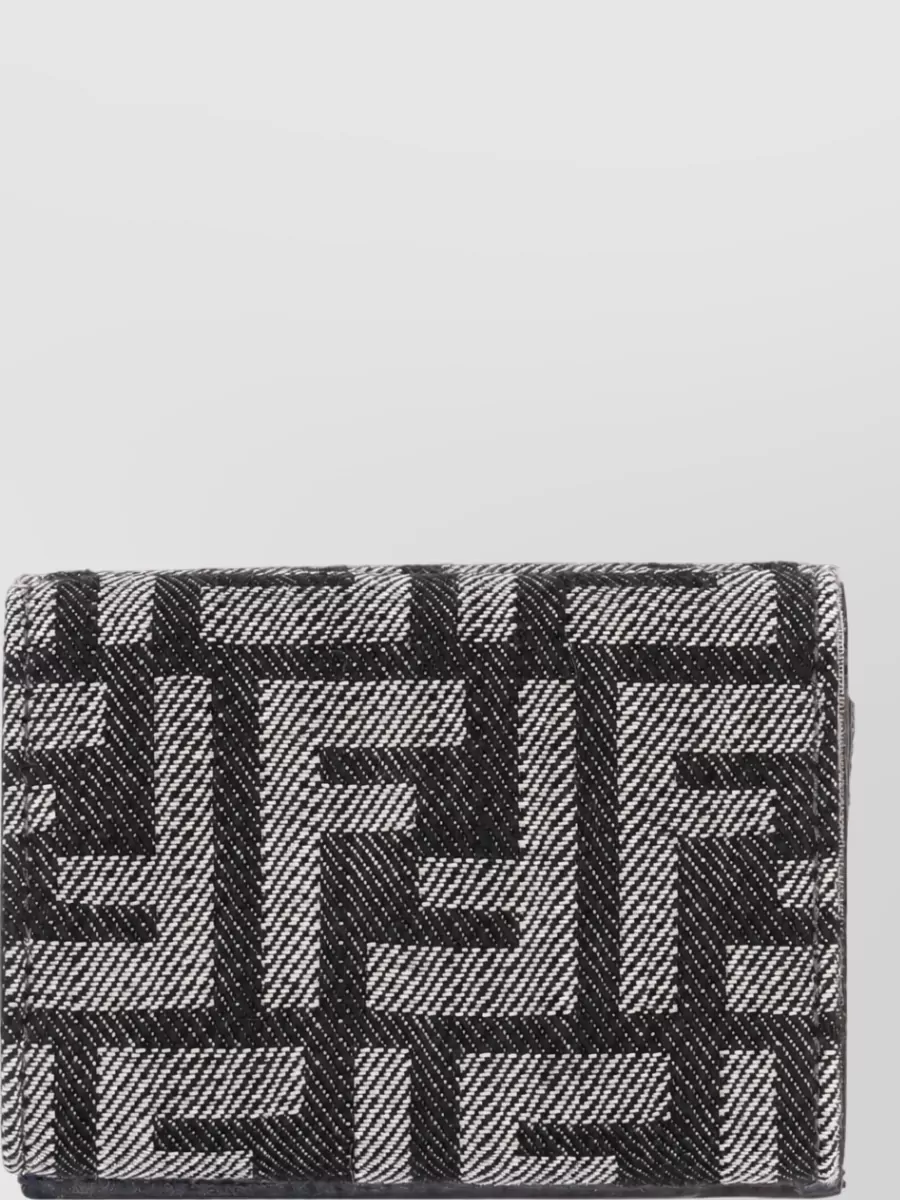 Fendi Cotton Trifold Wallet