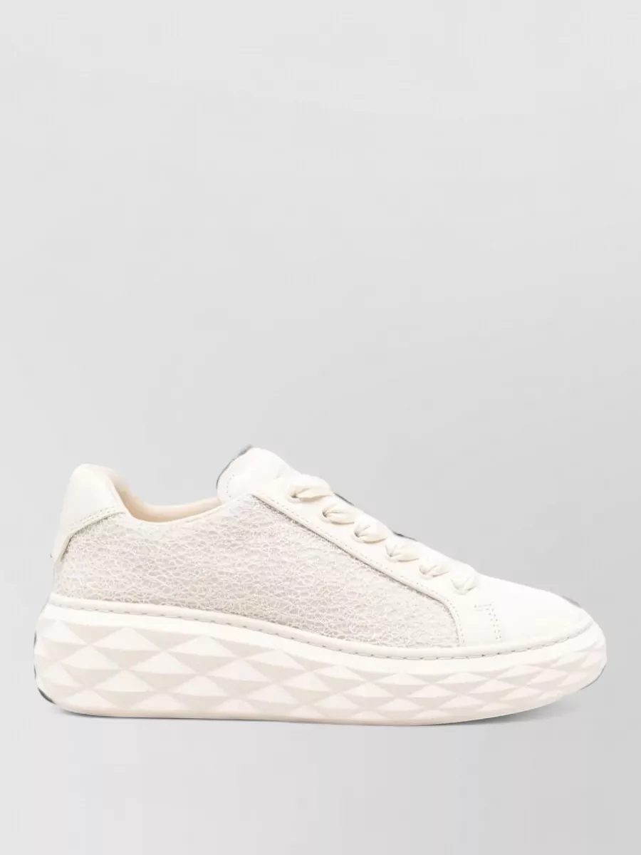 Jimmy Choo Leather Low-Top Sneakers