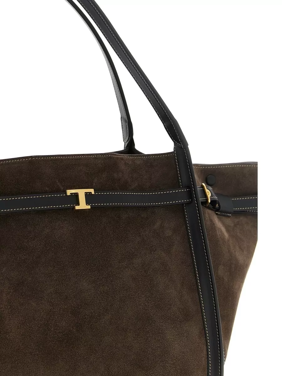 Tod's T Timeless Medium Leather Shoulder Bag