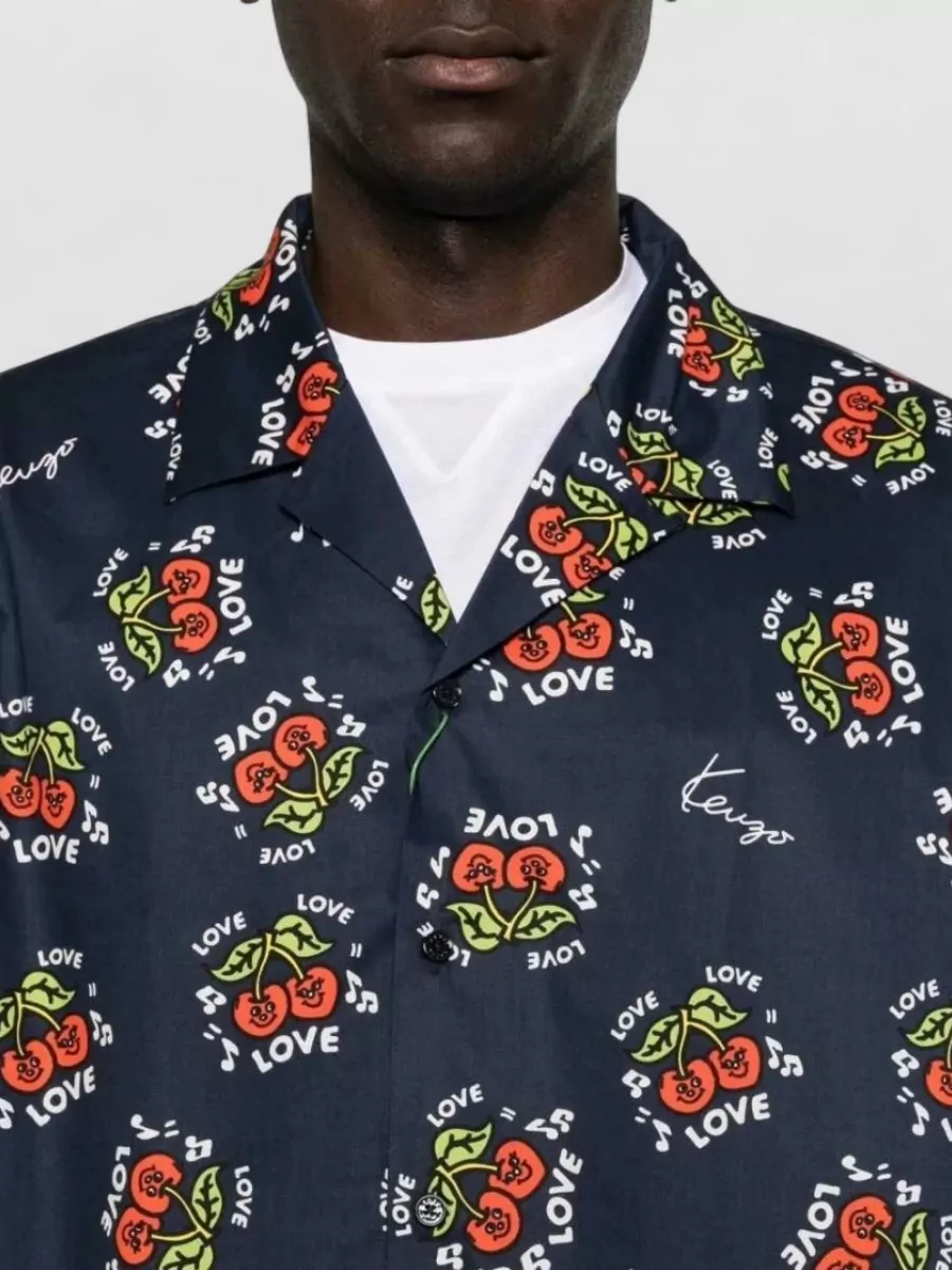 Kenzo Printed Short-Sleeve Shirt