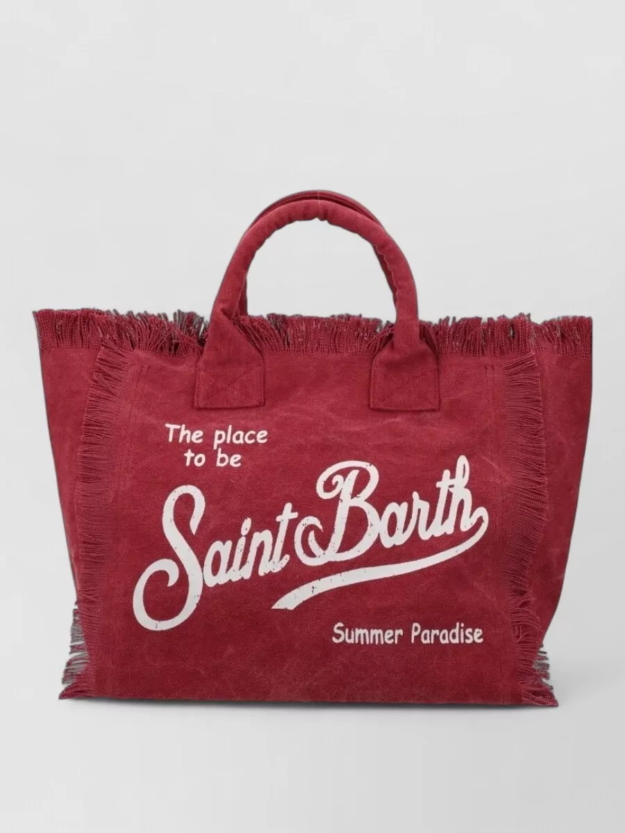 Mc2 Saint Barth Canvas Beach Bag