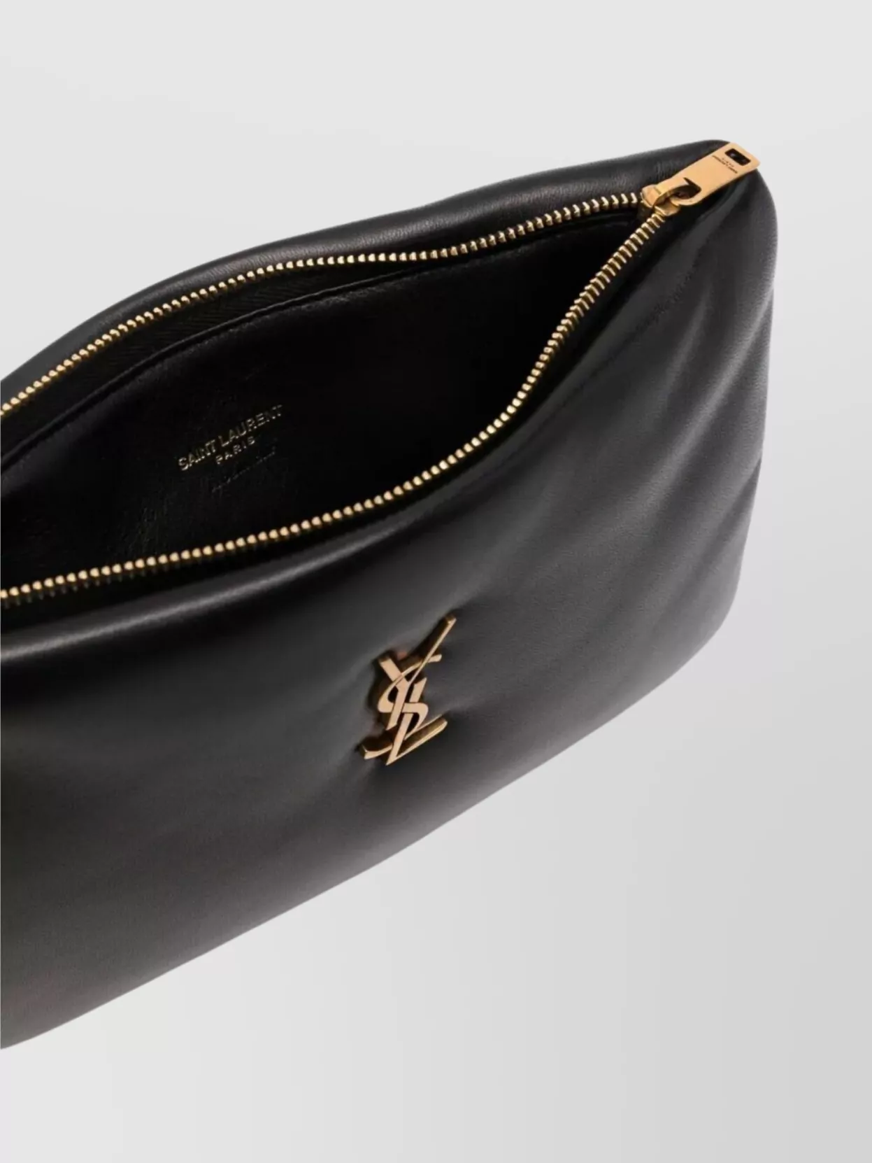 Saint Laurent Lambskin Rectangular Smooth Finish Small Pouch