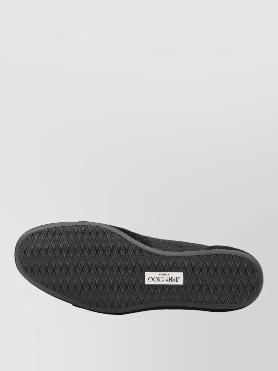 Jimmy Choo Low Top Sneakers Suede Lace Detail