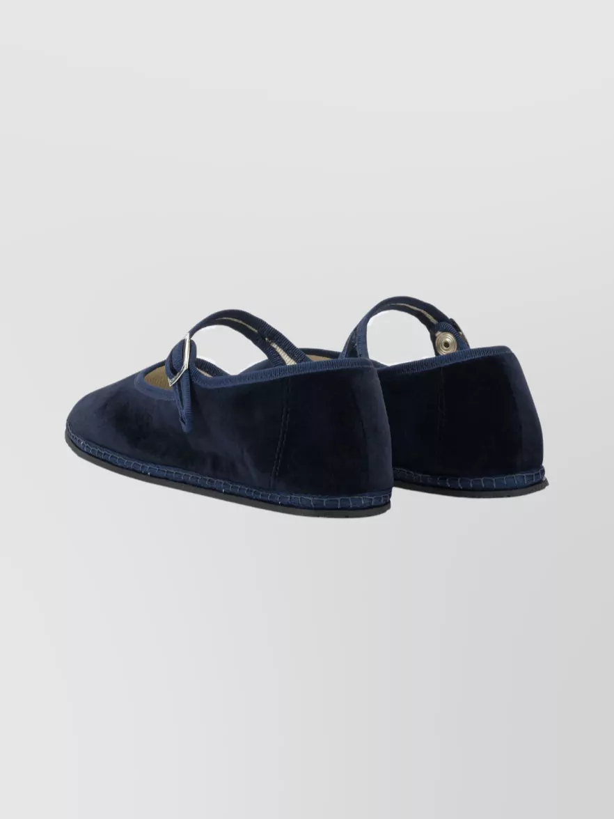 Vibi Venezia Round Toe Velvet Ballerina Shoes With Rubber Sole In Animal Print