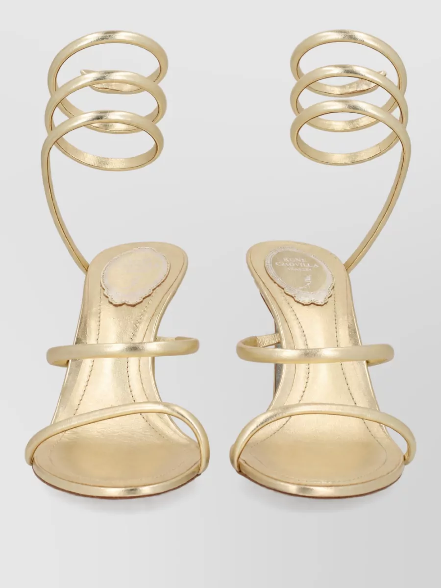 Rene Caovilla leather cleo sandals