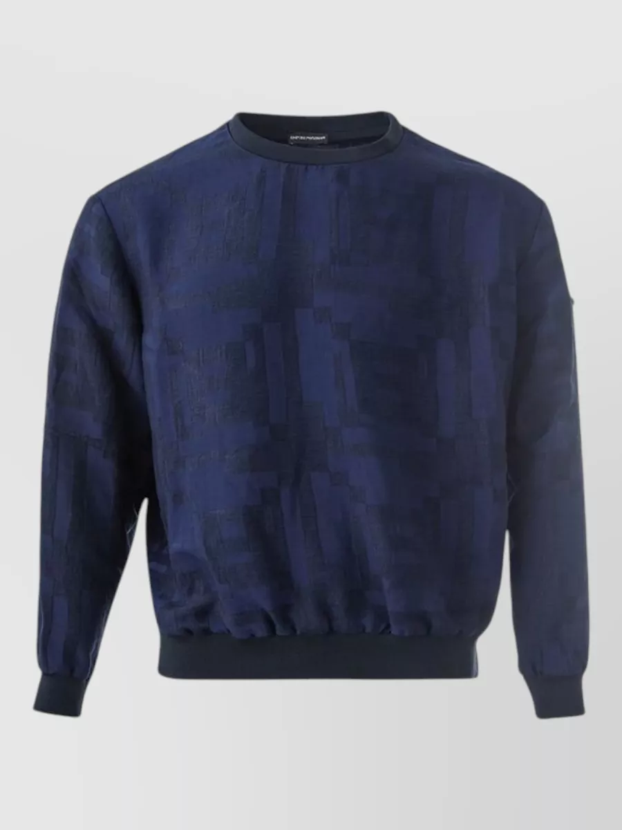 Emporio Armani linen bomber jacket