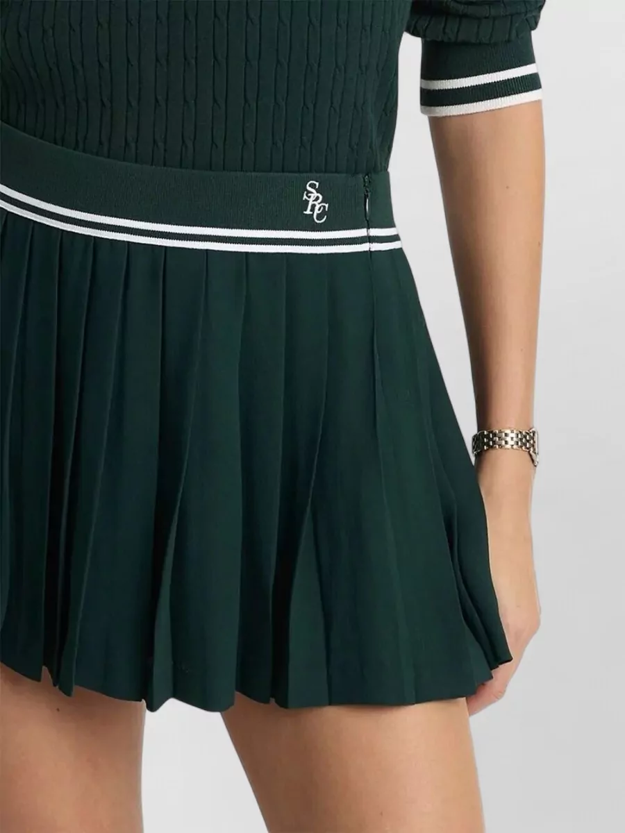Sporty & Rich Pleated Skirt