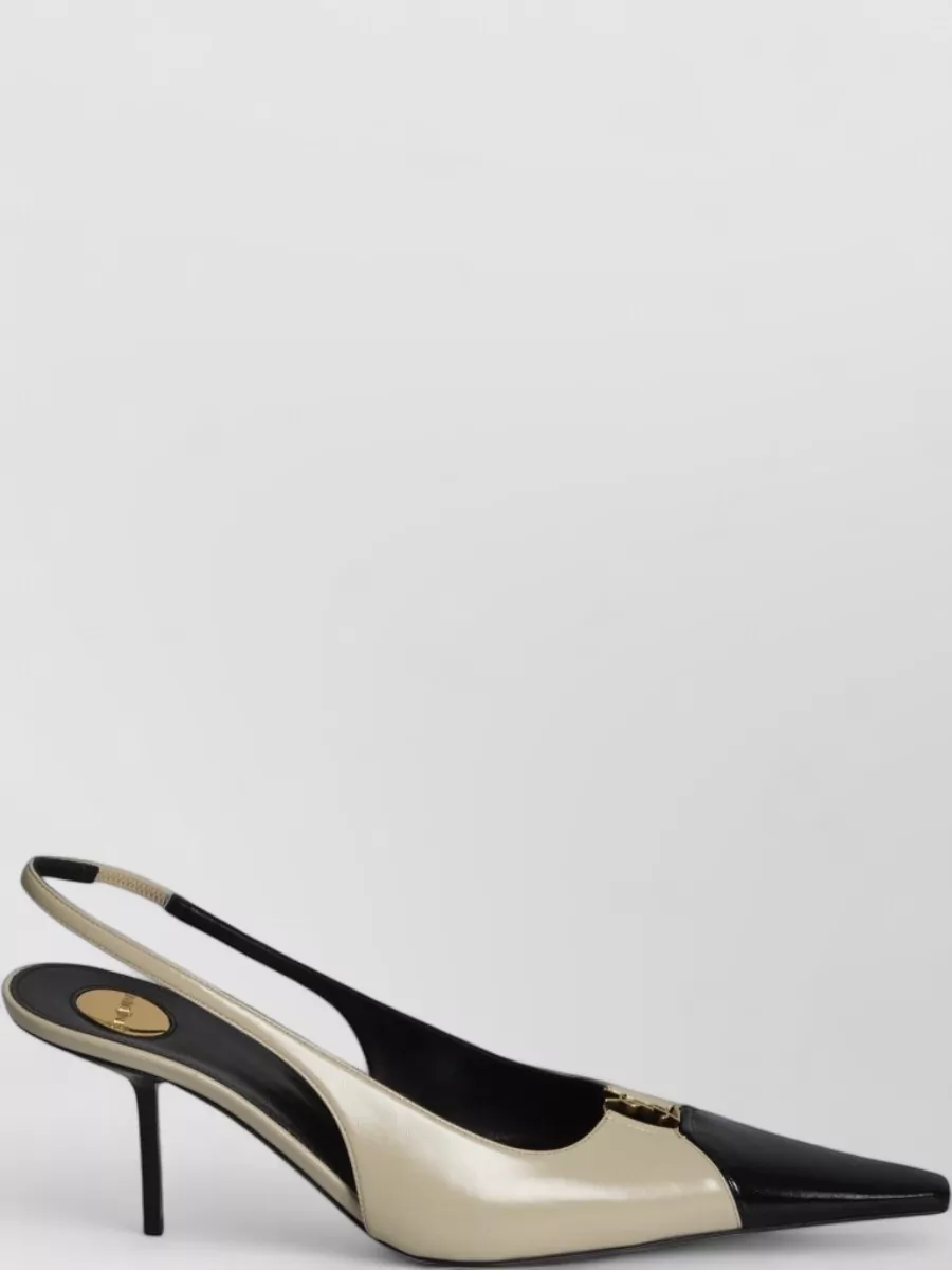 Saint Laurent Leather Cutout Pumps