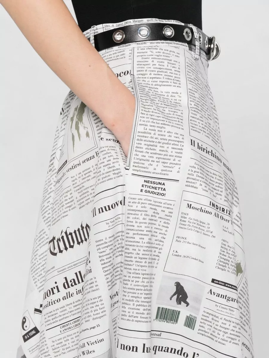 Moschino A-Line Skirt