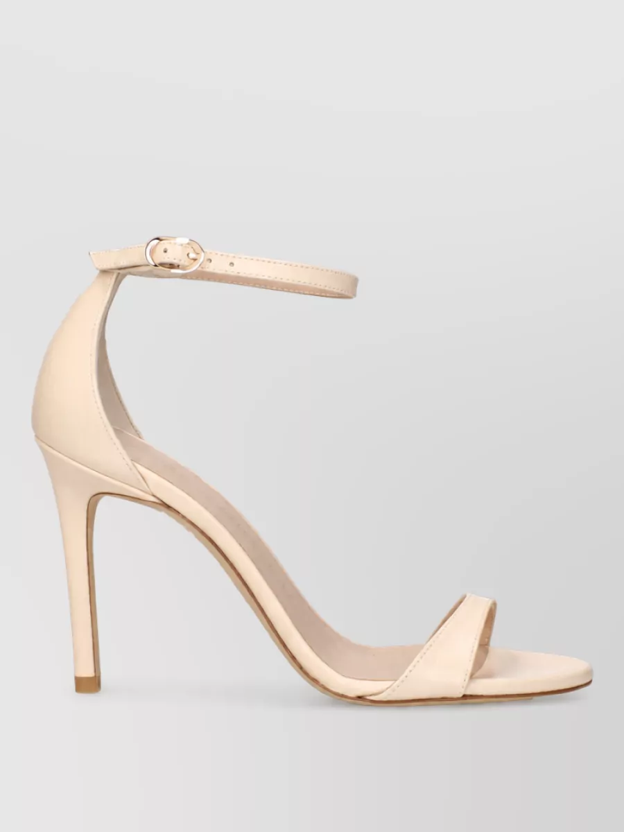 Stuart Weitzman Leather Stiletto Sandals