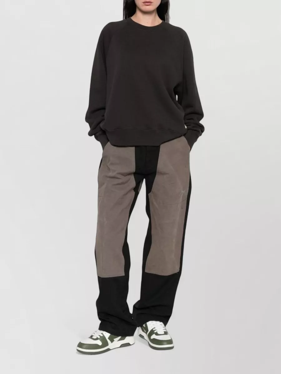 Stüssy Long Sleeve Crew Neck Raglan Sweatshirt