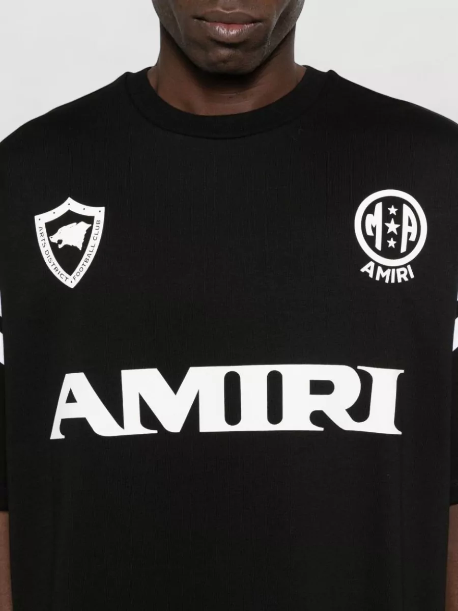 Amiri Crew Neck T Shirt Star Graphic Stripes