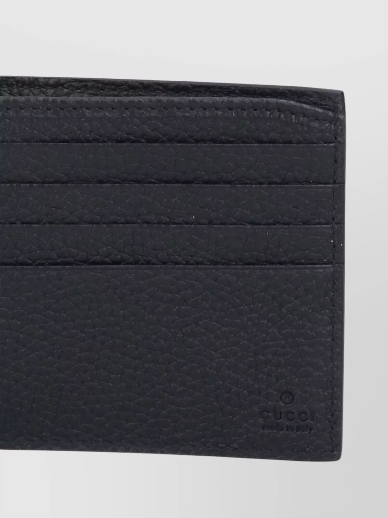 Gucci Textured Bi-Fold Wallets With Cardholder Compartment