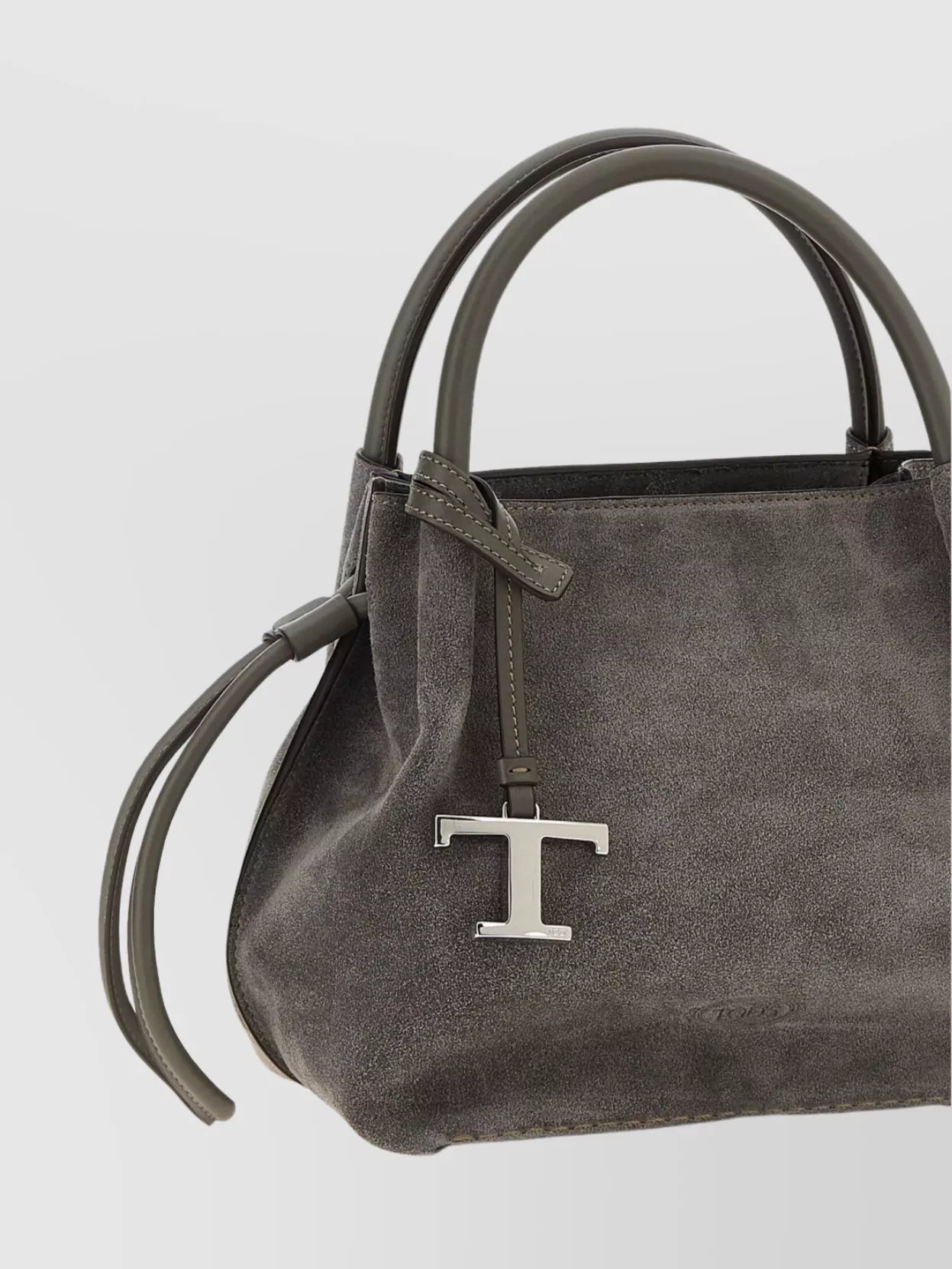 Tod's Small Structured Handbag Suede Finish