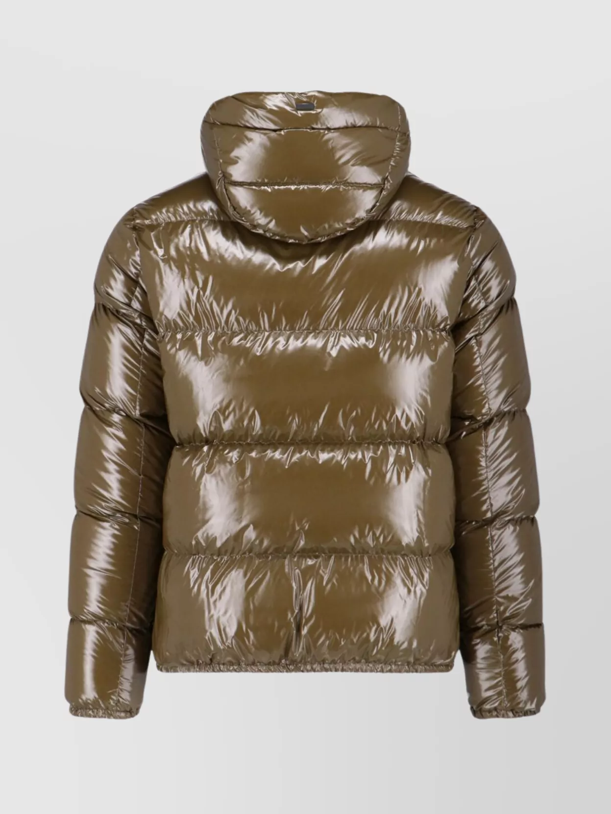 Herno Quilted Hooded Jacket Shiny Finish
