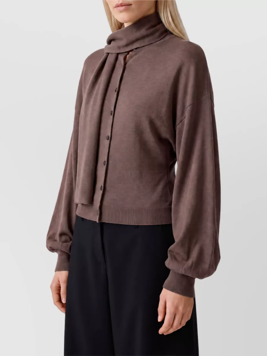 Jacquemus Silk Fitted Cardigan