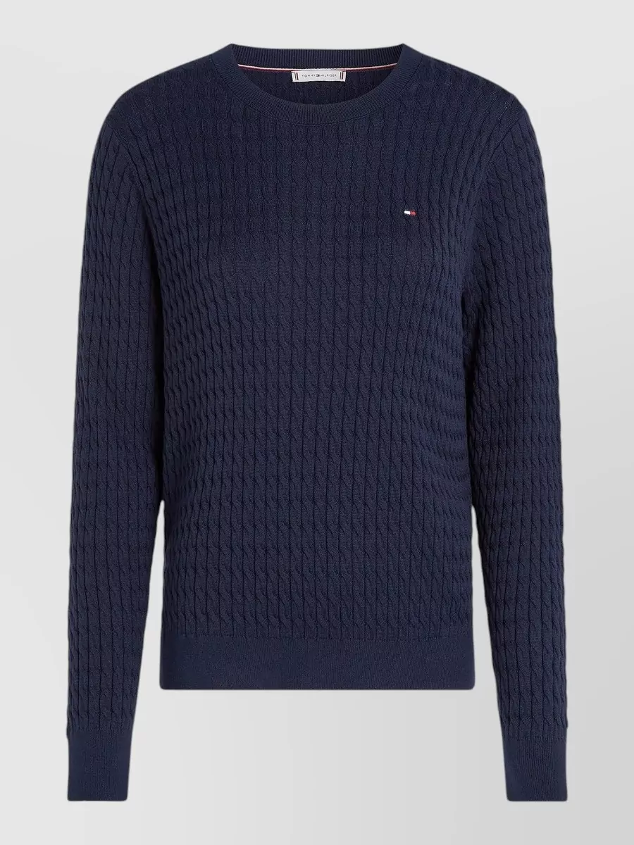 Tommy Hilfiger cable-knit cotton sweater