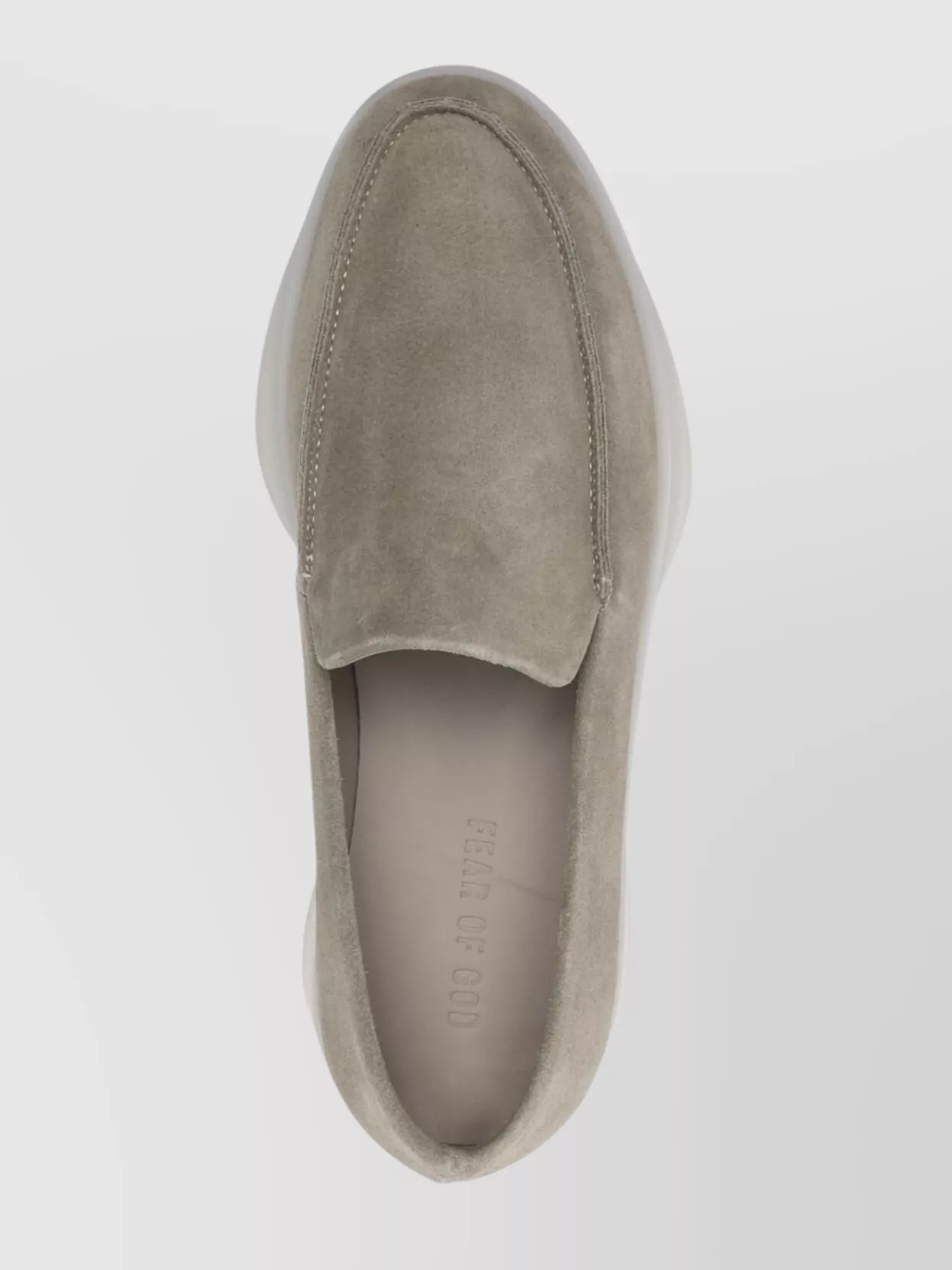 Fear Of God Slip-On Suede Loafers Rubber Sole