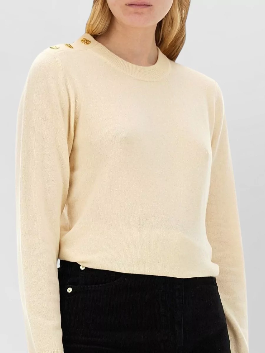 Ganni Cashmere Regular-Fit Sweatshirt