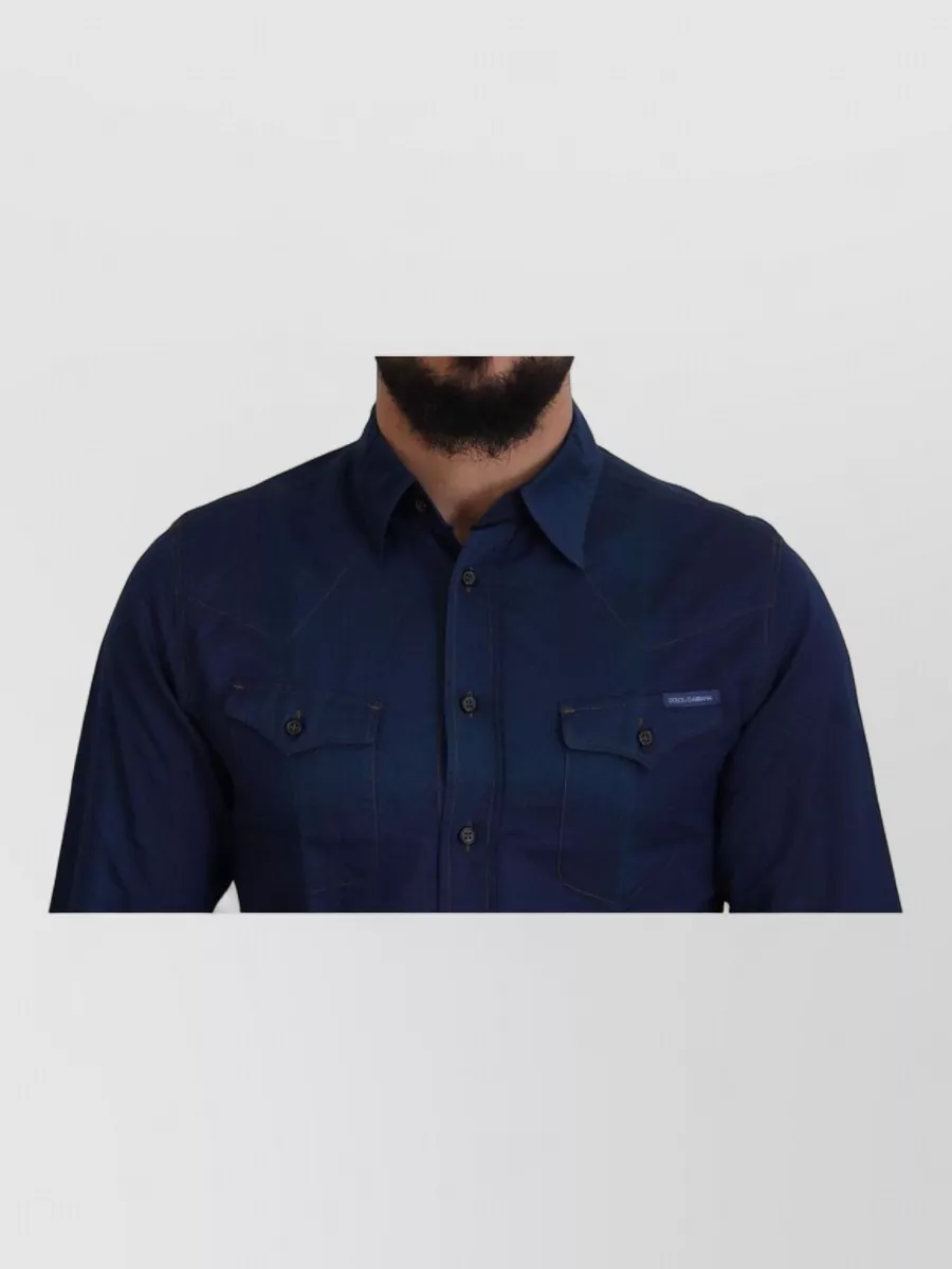 Dolce&Gabbana Cotton Slim-Fit Formal Shirt