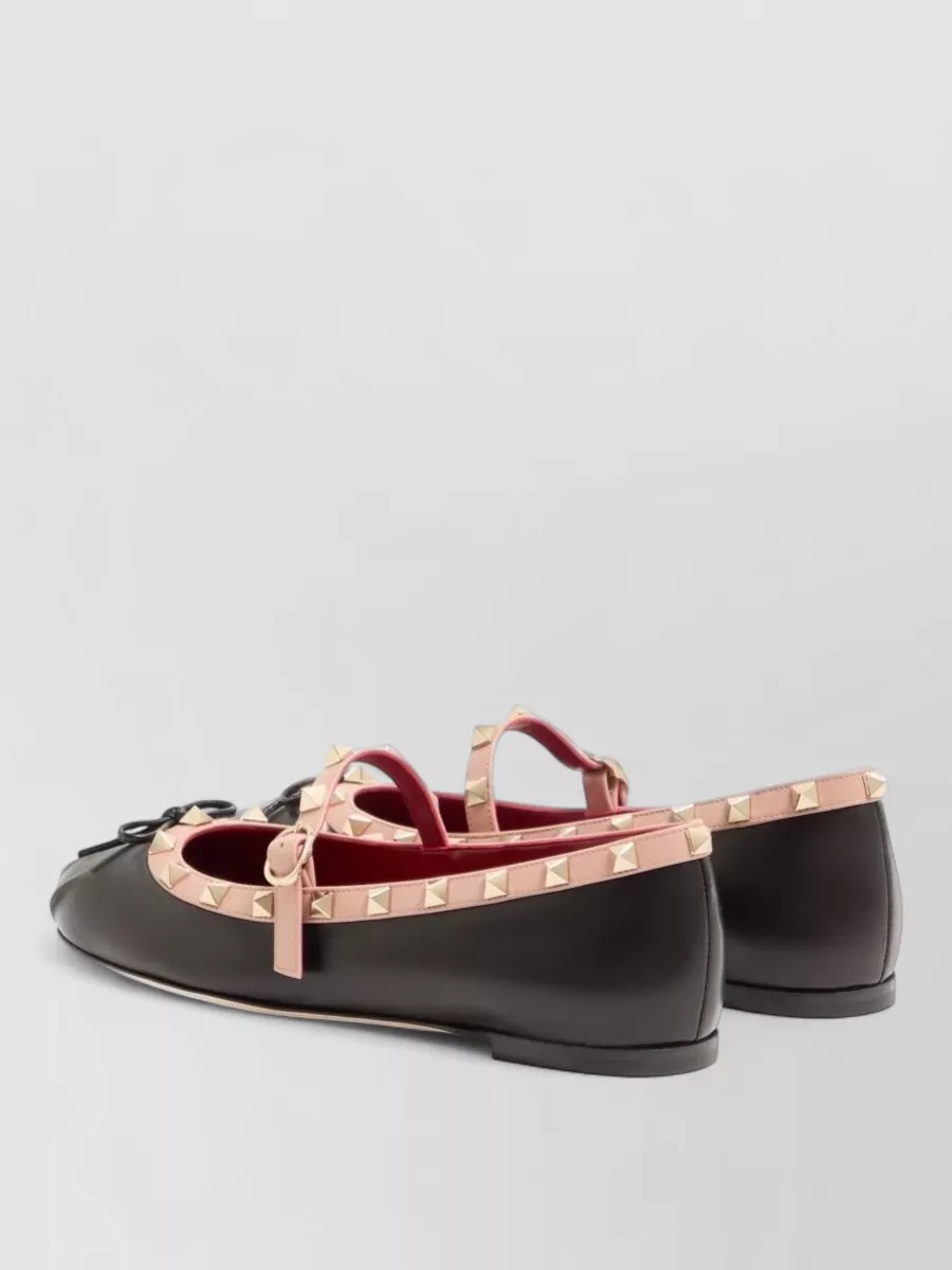 Valentino Garavani Leather Ballerina Flats