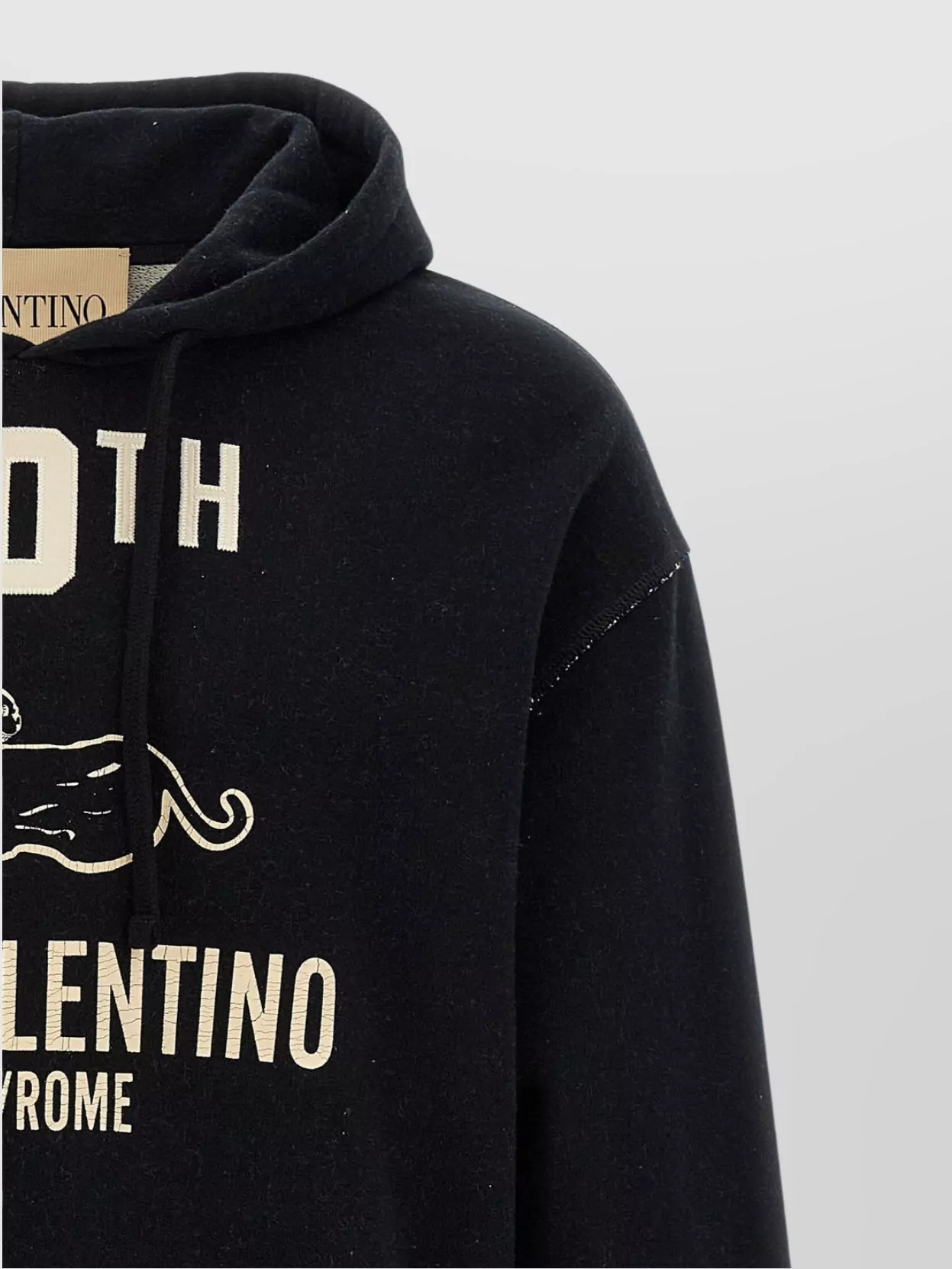 Valentino Garavani Hoodie Graphic Print Front Pocket
