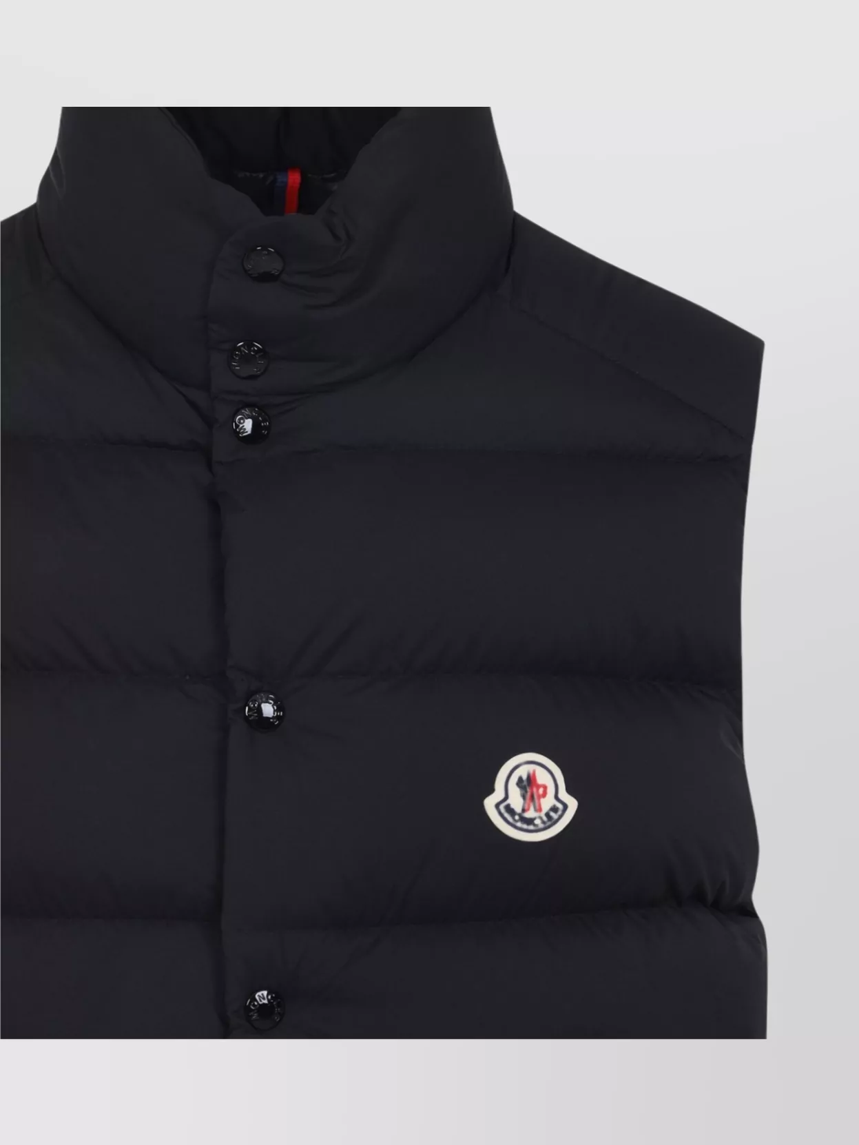 Moncler Standing Collar Quilted Tech Fabric Jacket