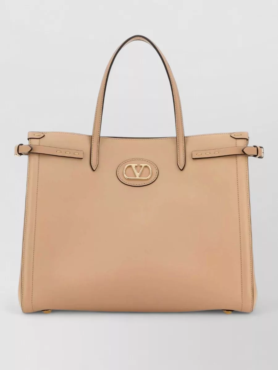 Valentino Garavani vlogo signature leather tote bag