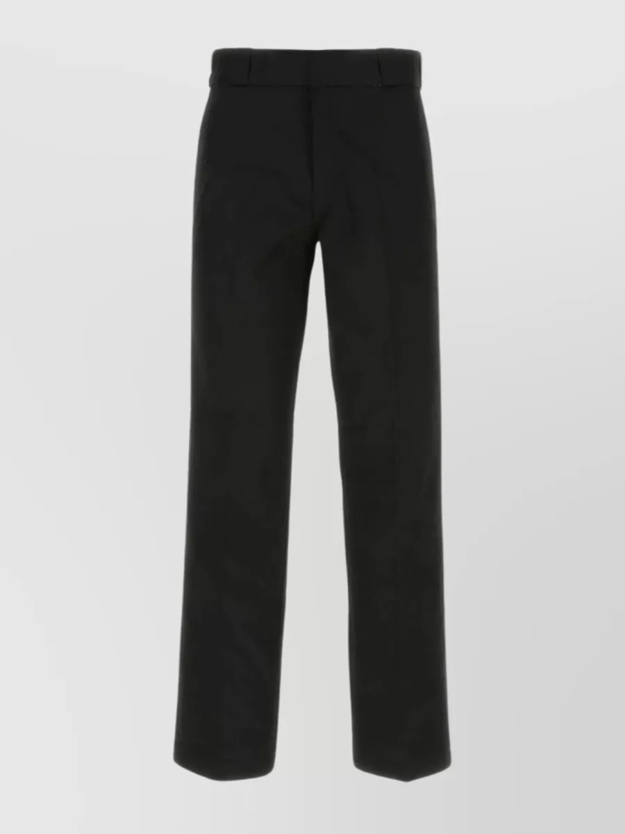 Shop Dickies Central Slit Straight Leg Pant In Black
