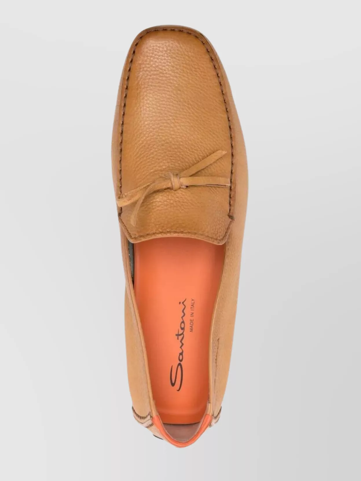 Santoni Havana Loafer Barbados Moken Bow Detail