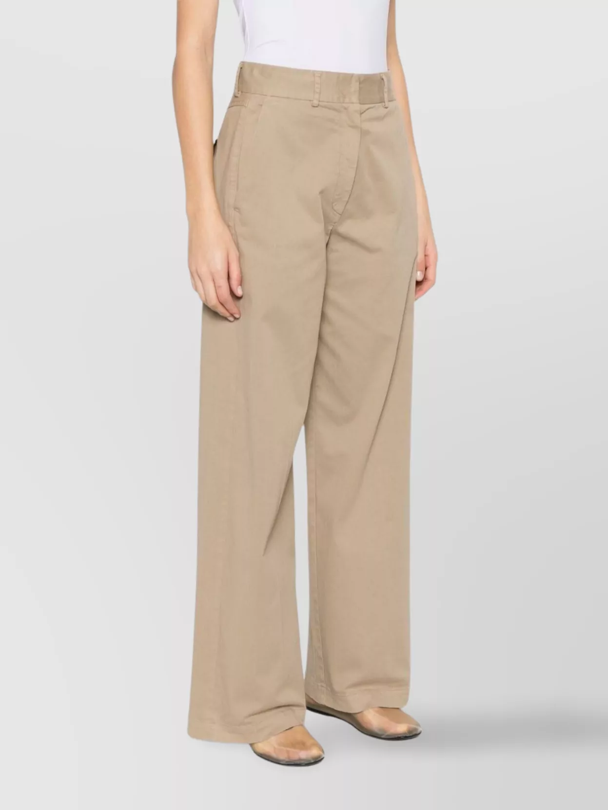 Forte Forte Cotton High Waisted Trousers
