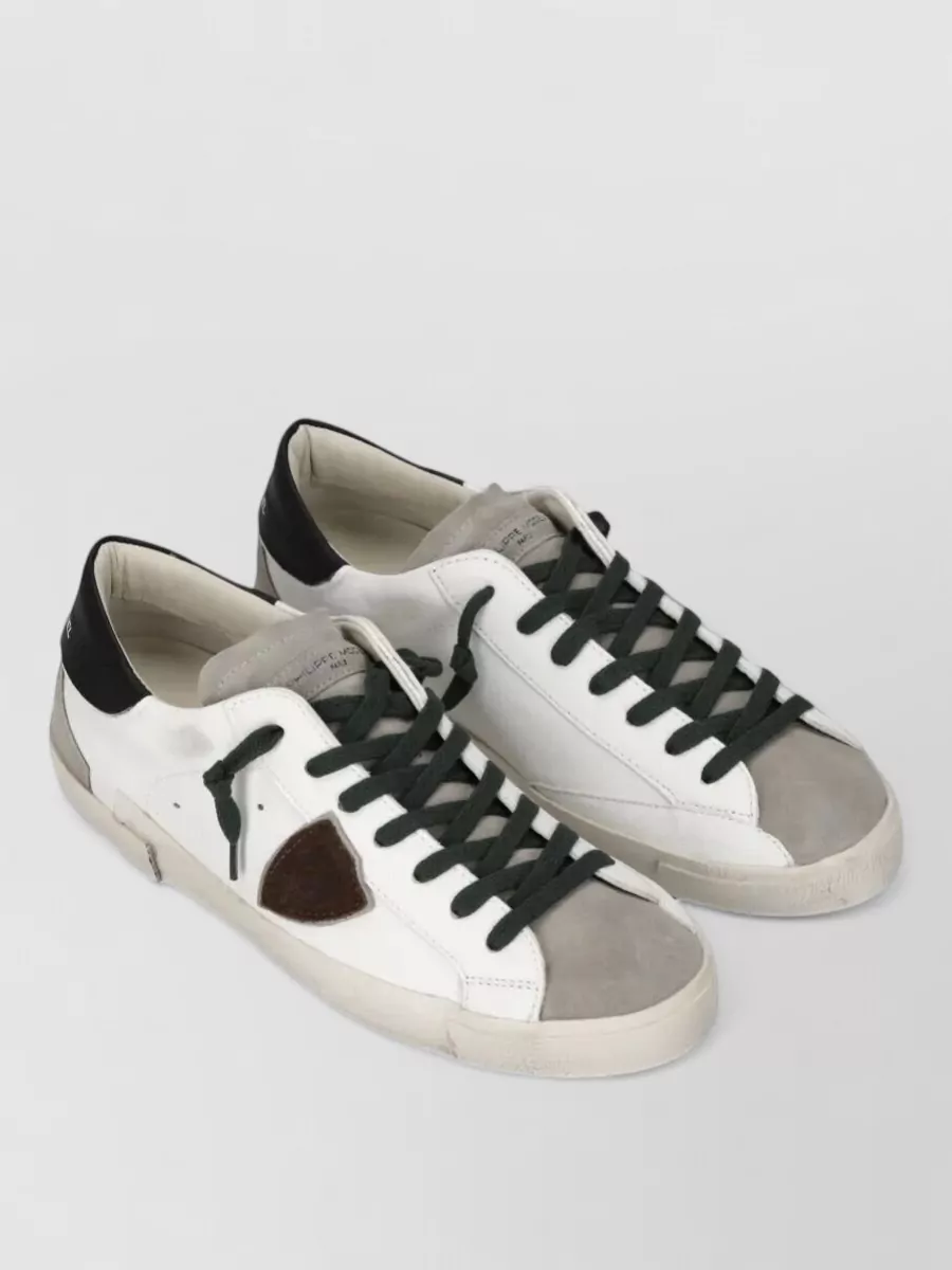 Philippe Model leather low-top sneakers