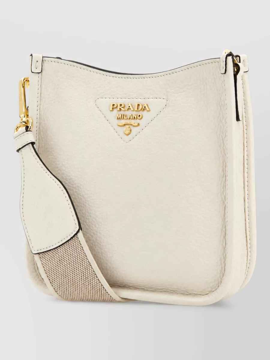 Prada Na Calf Leather Cross-Body Bag