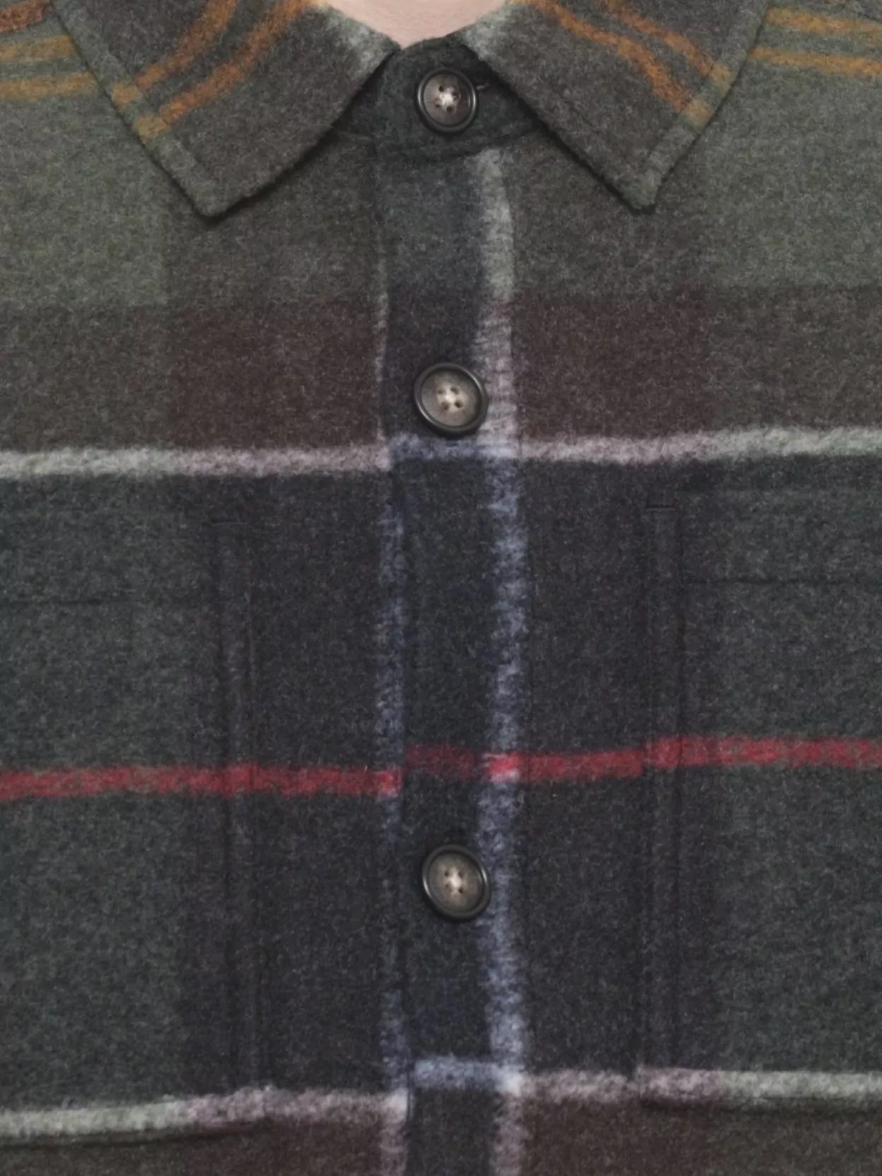 Barbour Tartan Patterned Short Jacket For Men