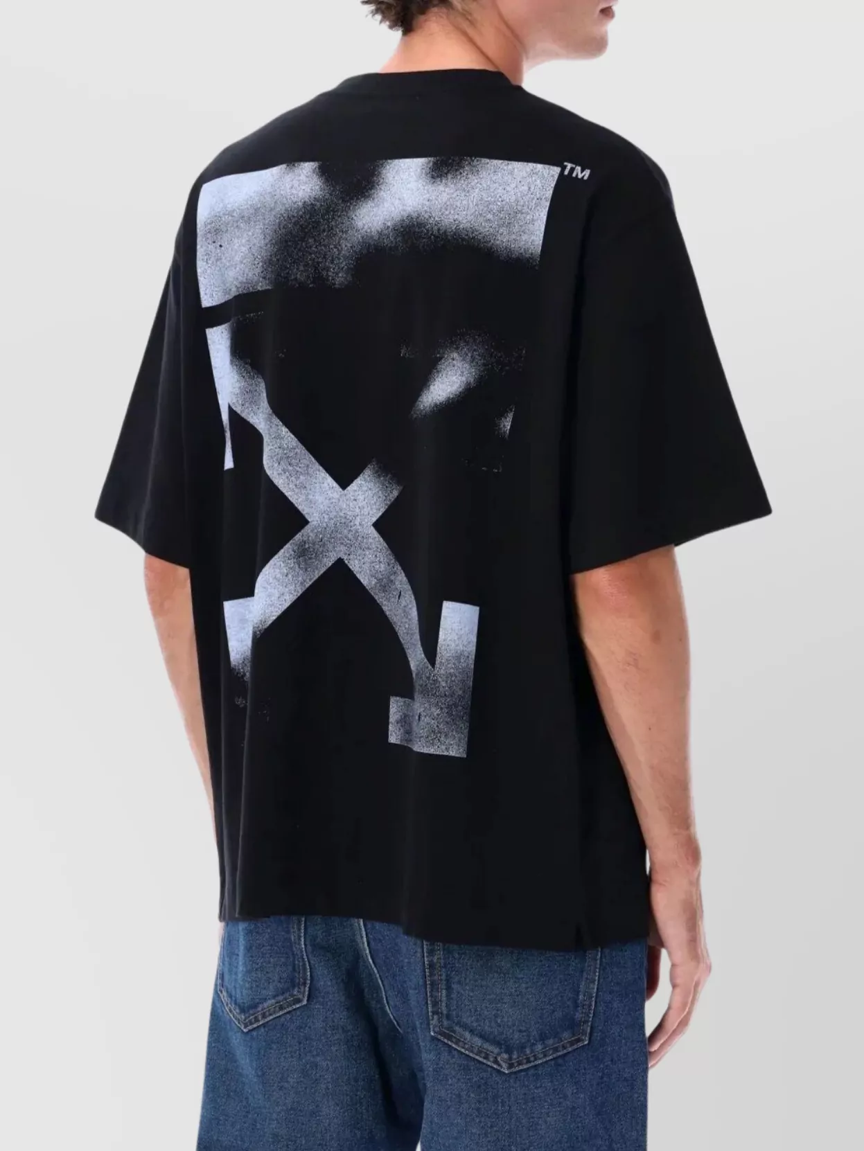Off-White Arrow Graphic Boxy Short Sleeve T-Shirt