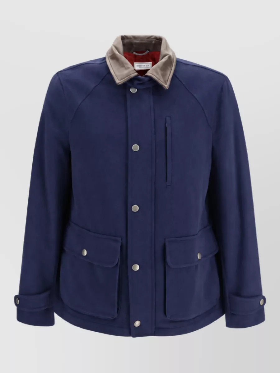 Brunello Cucinelli wool single-breasted coat