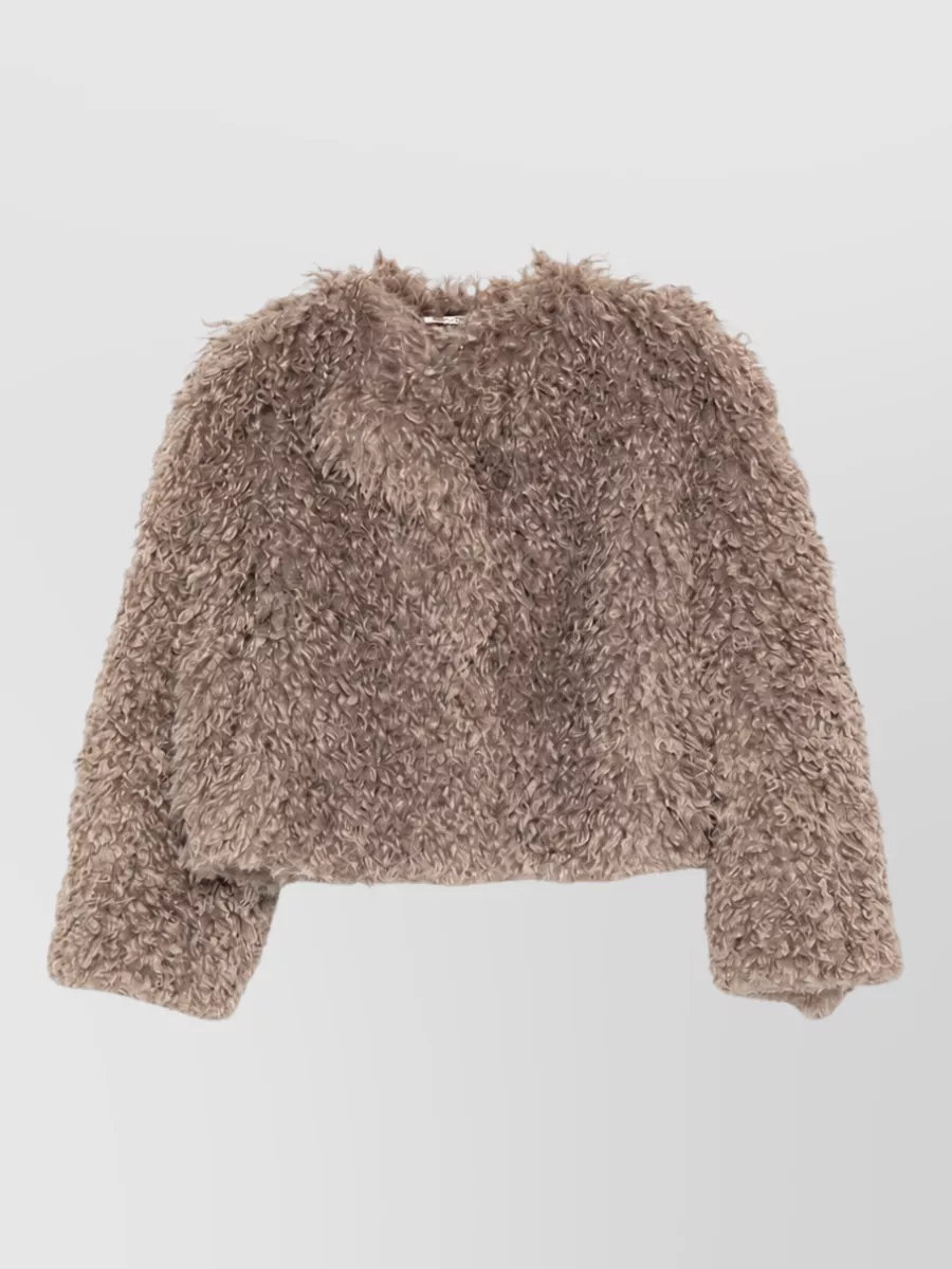 Tagliatore Teddy cropped coat