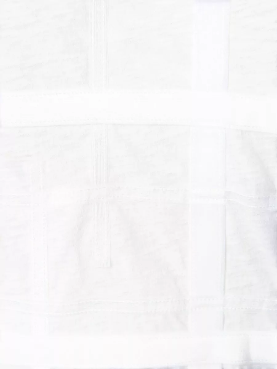 Comme Comme Cotton Ribbon Appliqué T-Shirt