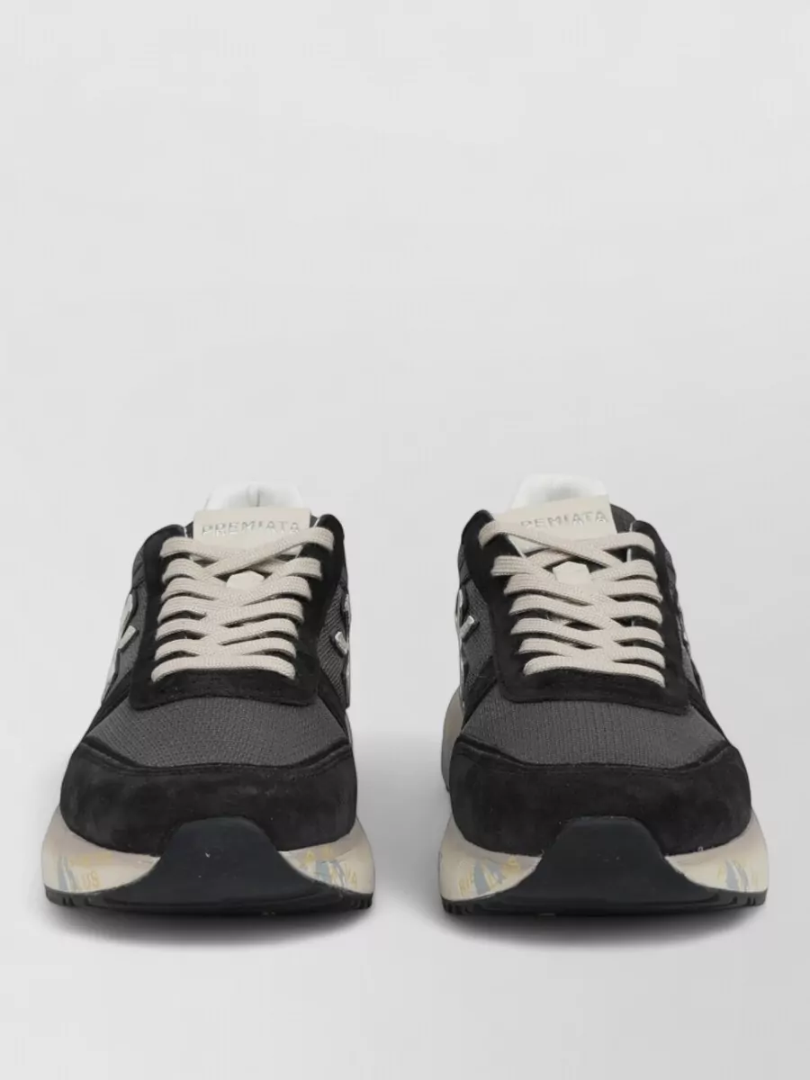Premiata paneled low-top sneakers