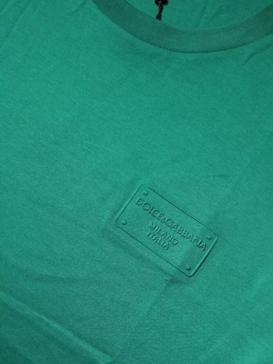 Dolce&Gabbana Cotton Logo Crew Neck Short-Sleeve T-Shirt